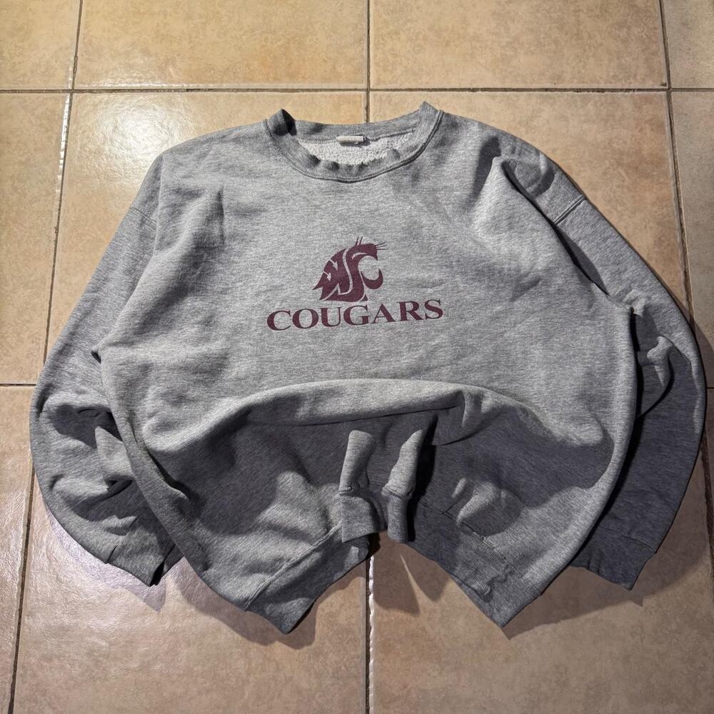 Vintage y2k gray washington state Crewneck Size L in mens